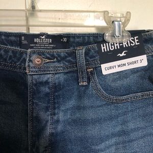 Hollister curvy high rise mom shorts